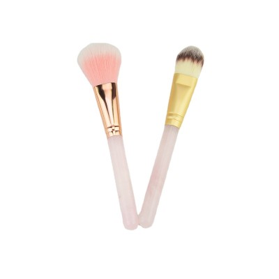 2021 Wholesale Beauty Makeup Brushes Big Powder Brush Jade Handle